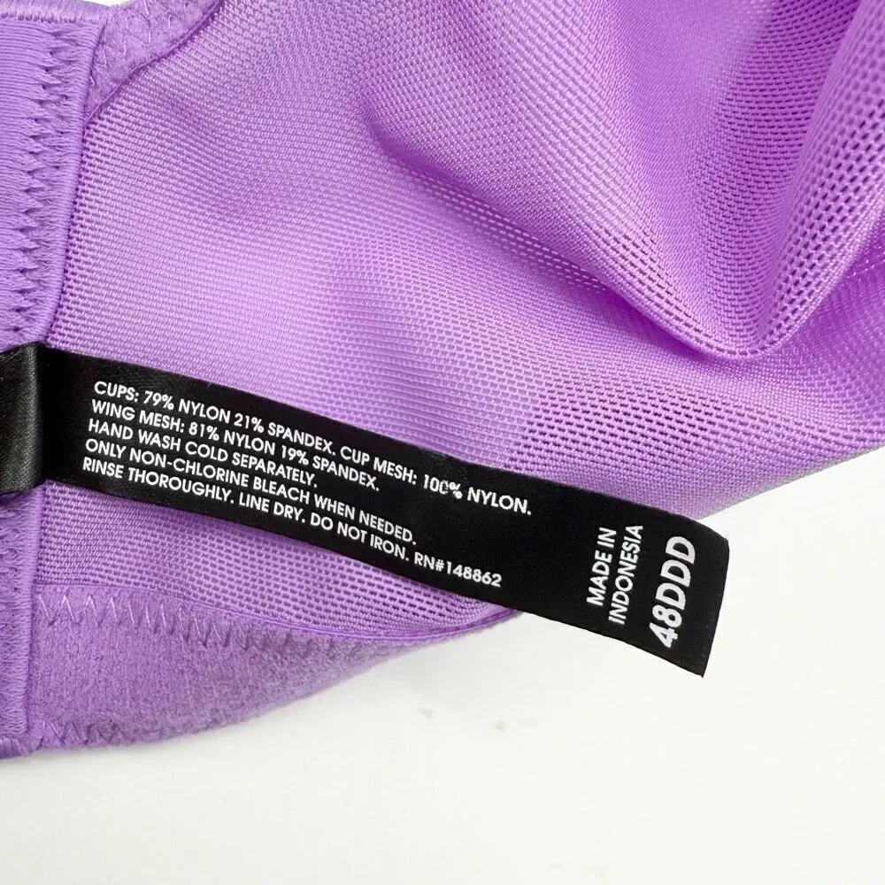 Torrid T-Shirt Bra in Lavender Sky Purple NWOT - US 40DDD